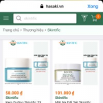 Săn deal Skintific tại Hasaki nè
