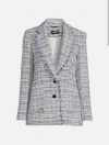 Buy Karl Lagerfeld Paris Women's Tweed Long Sleeve Everyday Fashion Sport Jacket