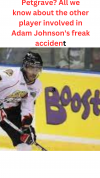 Who is Matt Petgrave? All we know about the other player involved in Adam Johnson's freak accident