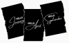 Hello "Month" Text-on-Black Image Series