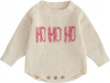 Ho Ho Ho Baby Sweater Romper