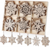 Wooden Snowflake Tree Ornaments