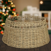 Beautiful Rattan Christmas Tree Collar