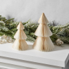 White & Gold Paper Trees