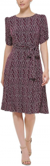 Buy Jessica Howard Womens Dotted Knee Wear to Work Dress