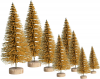 Gold Bottle Brush Trees