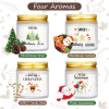 4 Pack of Christmas Scented Candles