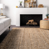 Natural Colored Chunky Knit Living Room Rug