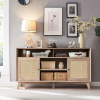 Natural Rattan Tv Stand for up to 65"