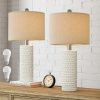 Modern Set of 2 Ceramic Living Room Table Lamps