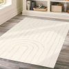 Ivory Rainbow Living Room Rug