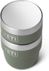 2 pack of Yeti 4oz Stackable Cups-Camp Green