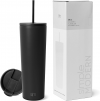 Simple Modern Insulated Tumbler with Lid and Straw | Iced Coffee Cup