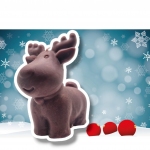 Renna rudolph cera o resina link AMAZON