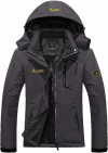 Buy MOERDENG Women's Waterproof Ski Jacket Warm Winter Snow Coat Mountain Windbreaker Hooded Raincoat Jacket