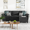 Black 'L' Shaped Sofa