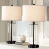 Set of 2 Glass Table Lamp