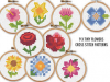 Jion Flowers Cross Stitch Patterns