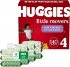 Huggies Little Movers Diapers & Wipes Bundle