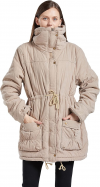Buy MEWOW Women's Winter Mid Length Thick Warm Faux Lamb Wool Lined Jacket Coat