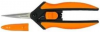 Fiskars Micro-Tip Pruning Snips - 6" Garden Shears with Sharp Precision-Ground Non-Coated Stainless Steel Blade - Gardening Tool Scissors with SoftGrip...