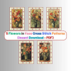 Flowers Cross Stitch Patterns Digital - other download products