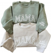 Personalized 'MAMA' Sweatshirt with Children's Names on the Sleeve