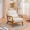 Accent Chair Mid-Century Modern Chair with Pillow