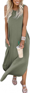 Summer Beach Dress with Pockets