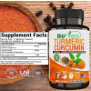 Organic Turmeric Vegetable Capsules - Support Joint Health, Daily Wellness