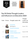 Ranked #3 Global Thought Leaders and Influencers on Education 2024