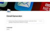 Email generator