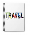 Travel The World Spiral Notebook