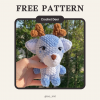 Crochet Deer. Free English Pattern in PDF.