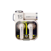 Monster XKT15 True Wireless Stereo - Bluetooth Earphones Wireless with Crystal Clear Sound, Noise Cancelling Mic, and Long Battery Life Beige