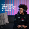 This wireless gaming headset works with all platforms