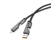 4 in 1 Metal Flat Braided Indestructible Cable