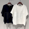 Oversized T-shirts Women Solid Color, Shirt Sleeve T- shirt