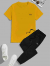 10.Tshirt and track pant combo