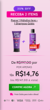 PROMOÇÃO •	1 Hidraliso: GRÁTIS 1 SHAMPOO