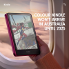 Colour Kindle won't arrive in Australia until 2025