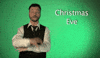 Christmas Eve Greeting Card With Name