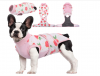Kuoser Recovery Suit for Dogs Cats After Surgery, Professional Pet Recovery Shirt Dog Abdominal Wounds Bandages, Substitute E-Collar & Cone,Prevent Licking Dog Onesies Pet Surgery Recovery Suit