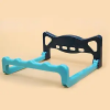 Washbasin Rack Punch Free Washbasin Stand Wall Hanging for Bathroom Shower Blue sub Basin Shelf Pot lid Shelf for Bathroom Kitchen and Living Room.