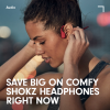 Save big on comfy Shokz headphones right now