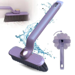 Rotating cleaning brush