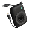 Portronics Power Shutter 10000mAh 15W Magnetic Wireless Fast Charging Powerbank with in-Built Type C & 8 Pin Cable, 22.5W Type C PD Output, Type C Bidirectional Port, LED Display