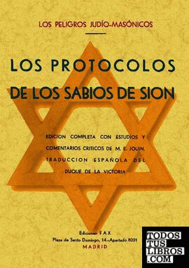 GOTTFRIED ZUR BEECK | Los Protocolos de los Sabios de Sión | ARCHIVE.ORG