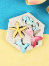 1 Pieza Molde De Silicona Para Fondant De La Serie Ocean,