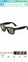 Ray-Ban RAY-BAN META RW 4006 WAYFARER Black/G- Classic Green 50/22/150 - Gafas de sol unisex, negro/G- verde clásico, 50/22/150, Negro/G- Verde Clásico, 50/22/150